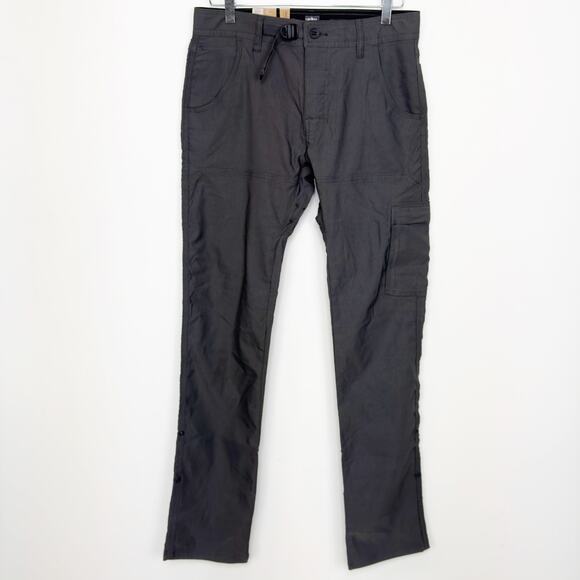 NWT Prana Men's Gray Stretch Zion Slim Pants size 30W x 34L